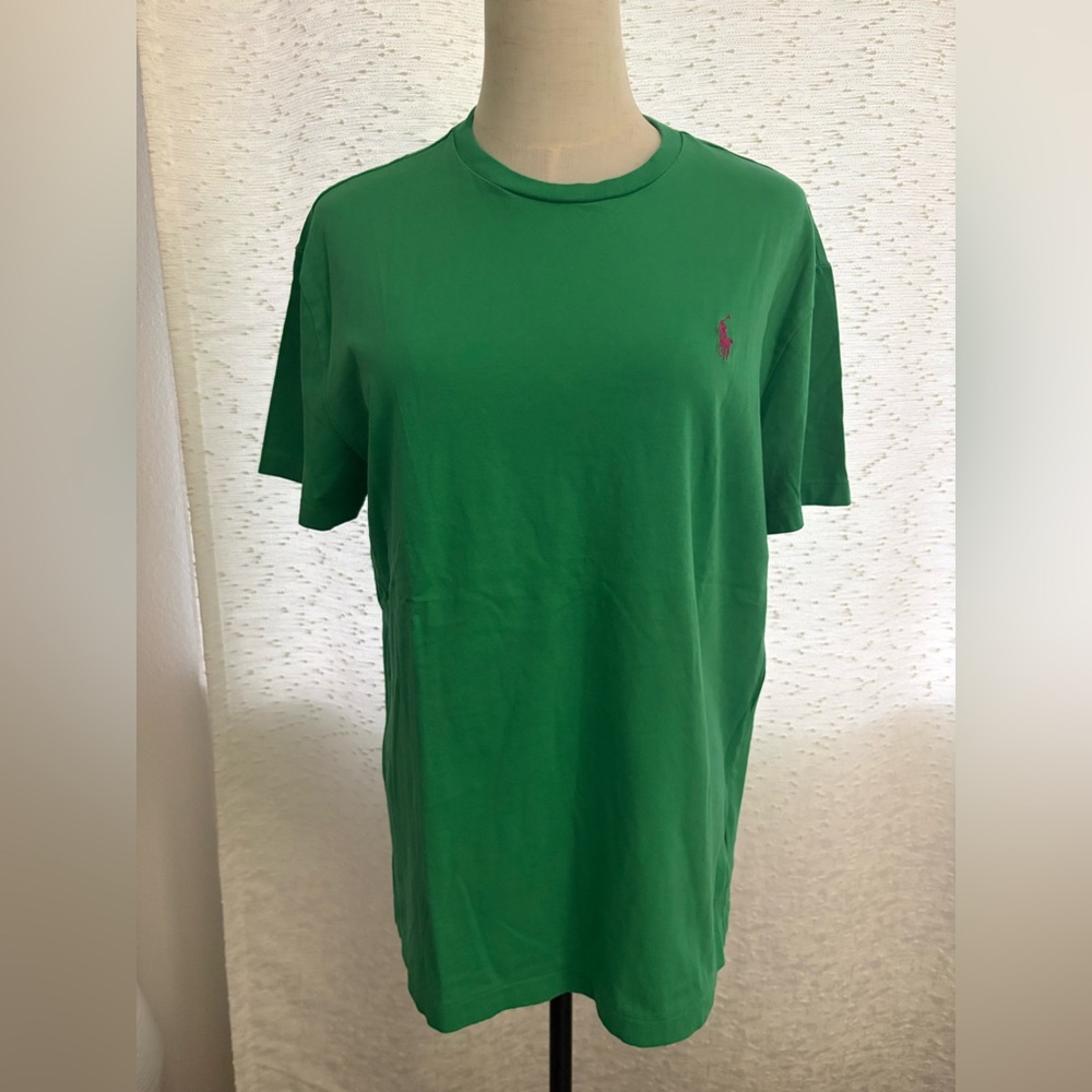 Polo by Ralph Lauren Men's Green Tee EUC